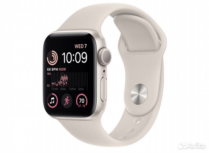Apple Watch SE 2022 GPS 44мм starlight новые