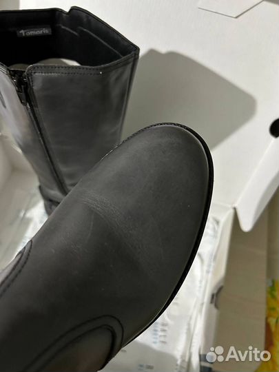 Сапоги женские натуральная кожа новые