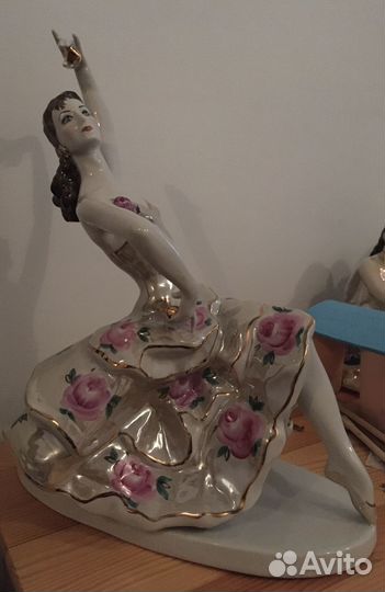 Фарфоровая статуэтка балерина Дулево Плисецкая