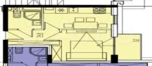 1-к. квартира, 30 м², 1/3 эт.