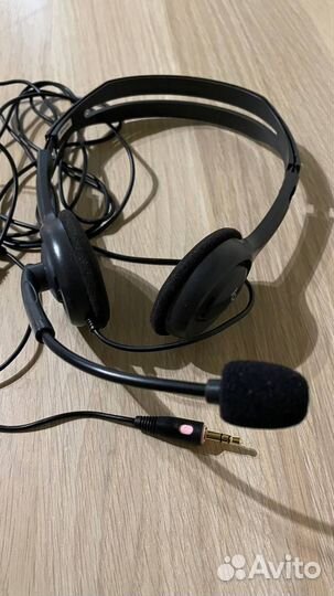 Наушники Logitech Stereo Headset H110, черный/серы