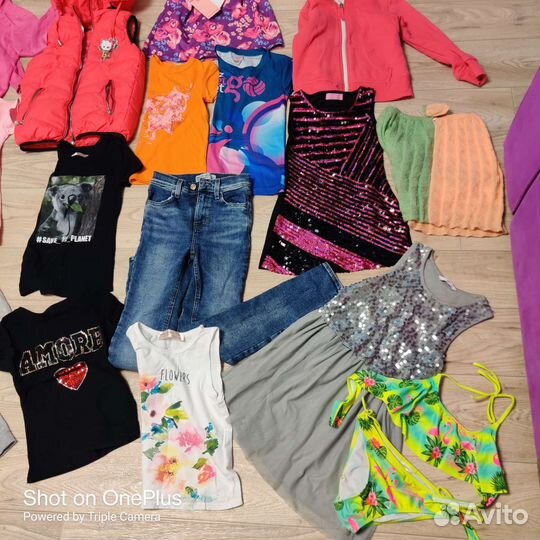 Одежда для девочки пакетом 132-140