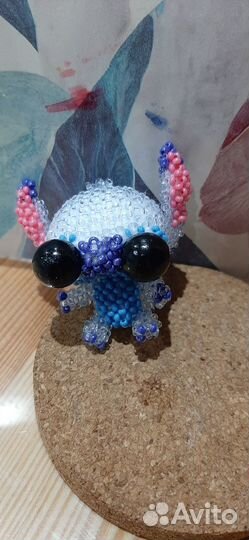 Амигуруми из бисера Стич