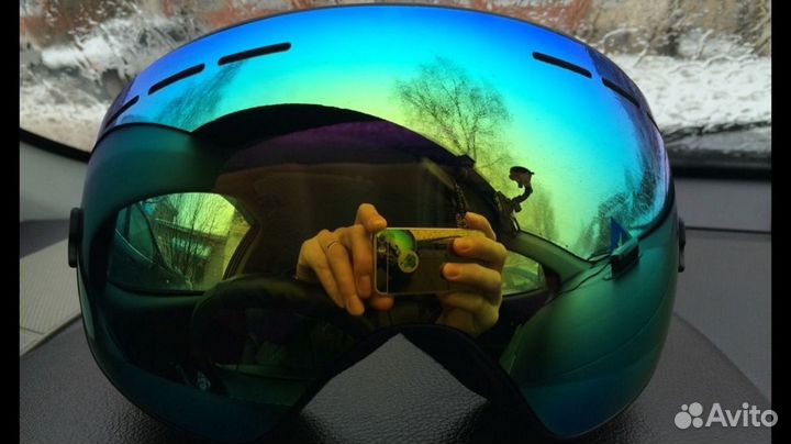 Маску для лыж, сноуборда новая