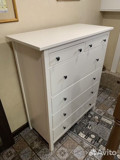 Комод IKEA hemnes хемнес высокий глянцевый