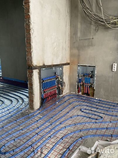 Монтаж системы отопления, котельного оборудования