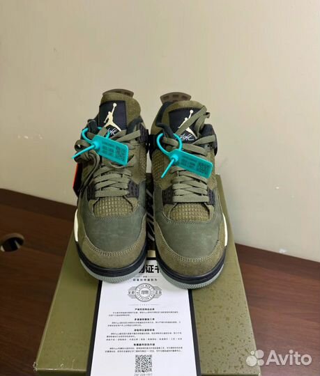 Nike air jordan 4 retro medium olive Оригинал