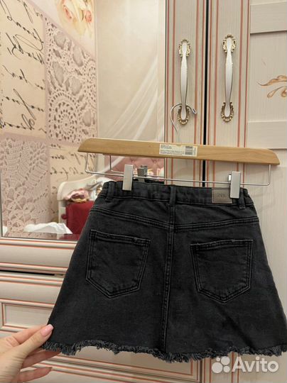 Юбка джинсовая zara kids