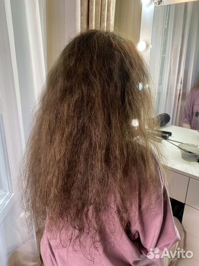 Кератиновое выпрямление ботокс волос на дому