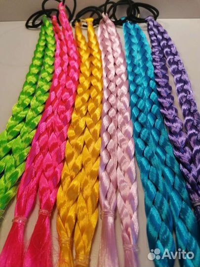 Косички на резинке