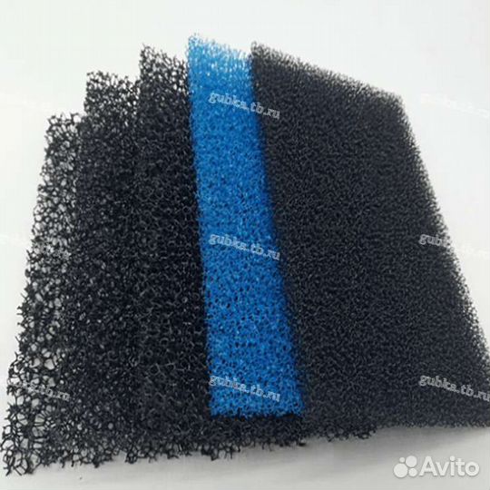 Губка фильтр PPI 20 размер 50х50х5см