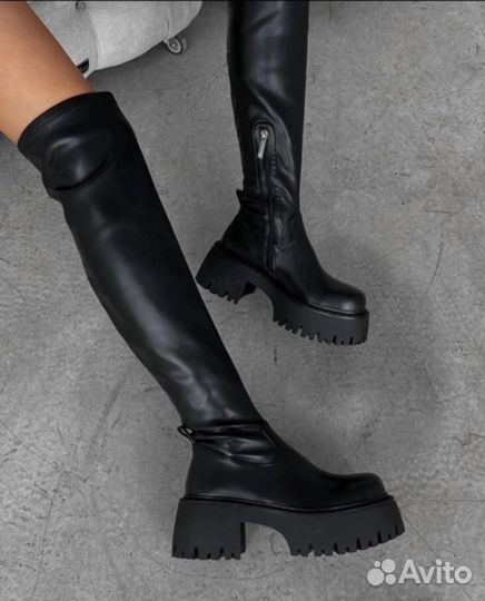 Сапоги ботфорты