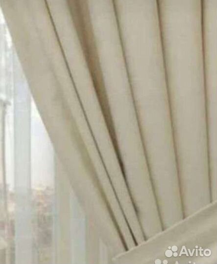 Шторы блэкаут рогожка