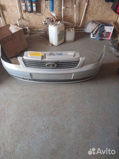 Бампер передний priora 1