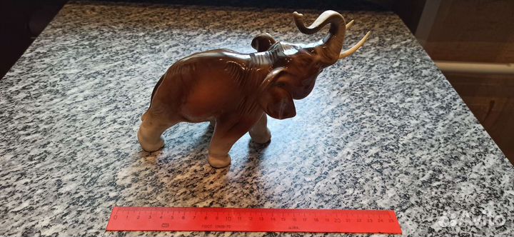Статуэтка слоненок Royal Dux Bohemia 16 Х 22 см