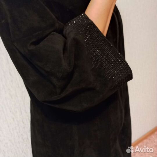 Кожаная демисезонная куртка