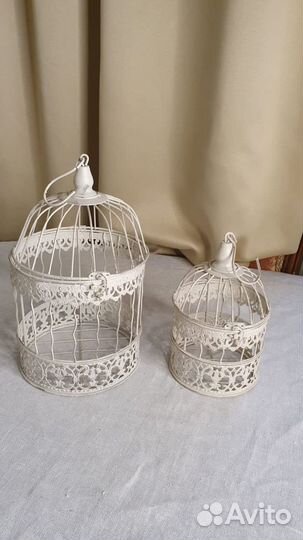 Клетка декоративная шебби цена за 3 шт