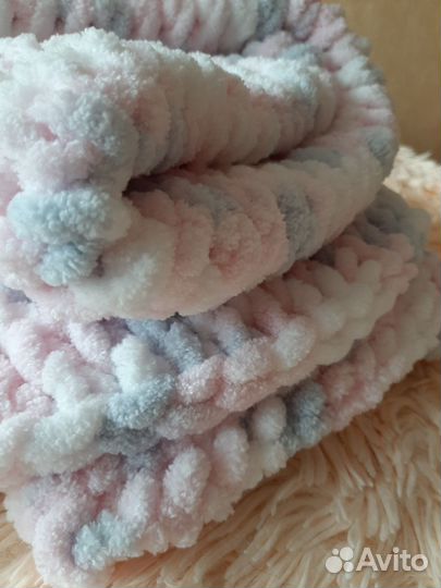 Плед детский вязаный