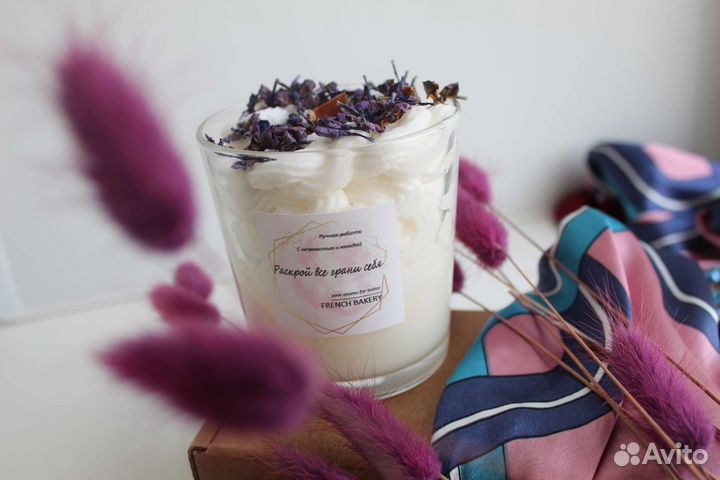 Ароматическая свеча ручной работы