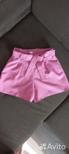 Шорты с высокой посадкой 40-42