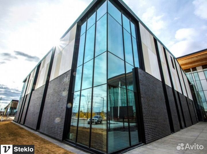 Стеклянное Фасадное остекление