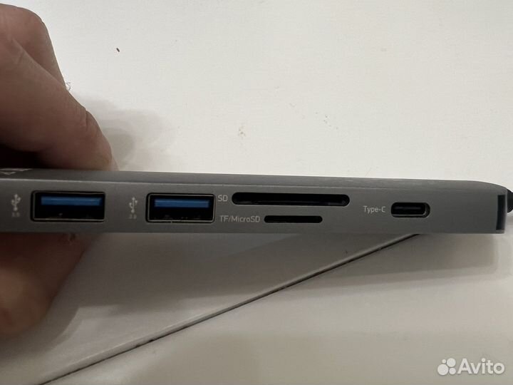 Переходник Док станция (USB хаб) Digma DS-740UC-GL