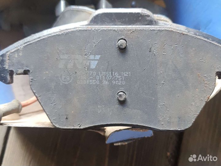 Комплект колодок jetta 6