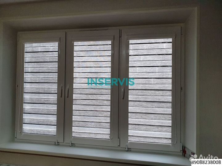 Горизонтальные жалюзи под дерево