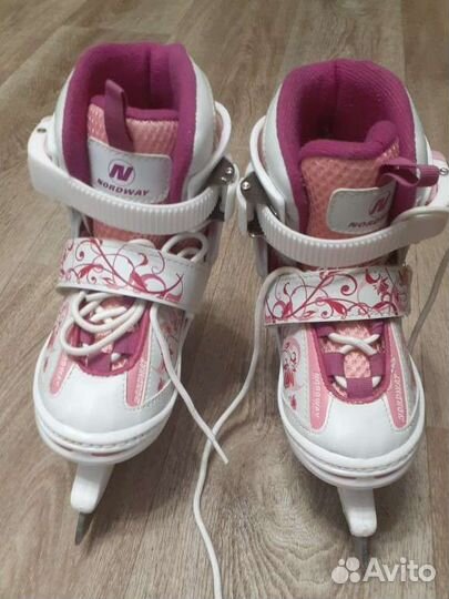 Коньки nordway 27 30 раздвижные