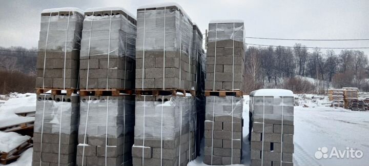 Керамзитобетонные блоки пустотные RUJ465