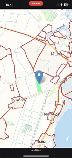 Участок 17,38 га (СНТ, ДНП)