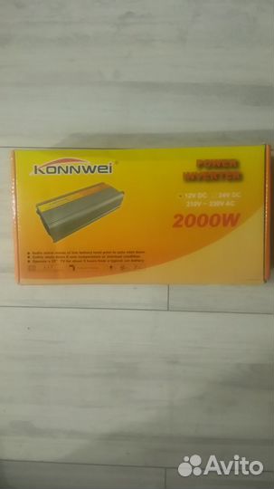 Автомобильный инвертор с 12 на 220 вольт