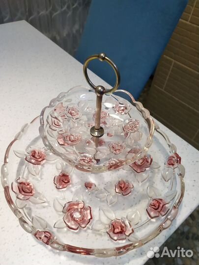 Ваза для фруктов двухъярусная