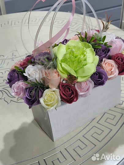 Мыльные цветы