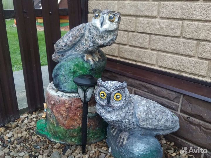 Садовые фигурки из бетона