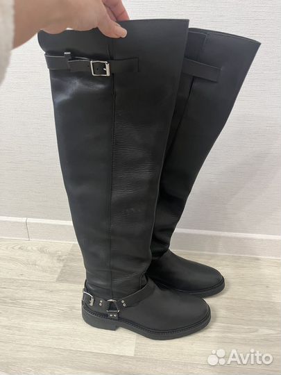Кожаные сапоги натуральные оригинал
