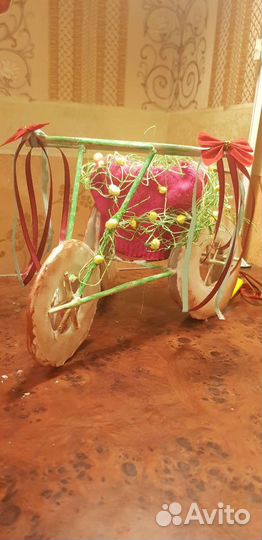 Поделка велосипед