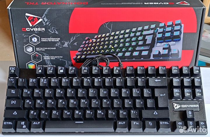 Механическая проводная tkl клавиатура