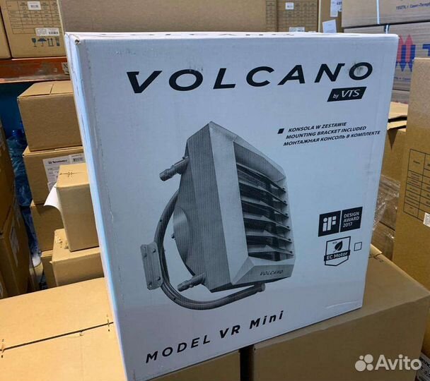 Тепловентилятор водяной volcano VR mini 20 квт