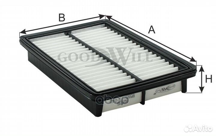 Фильтр воздушный AG536 Goodwill