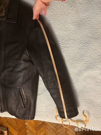 Кожаная куртка мужская