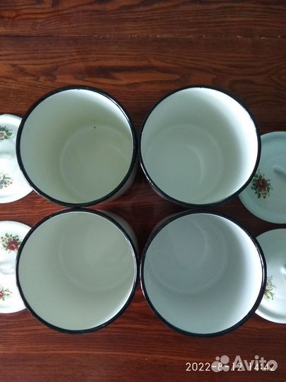 Набор для хранения сыпучих продуктов. Эмаль