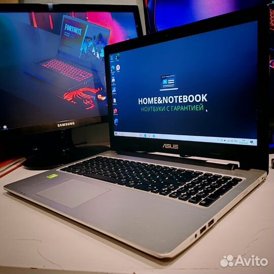 Ноутбук asus надёжный I7 SSD/HDD 8GB GT740