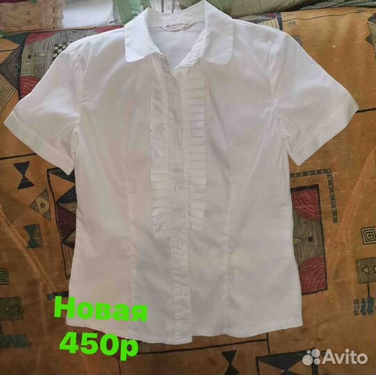 Школьные блузки для девочки 134 146