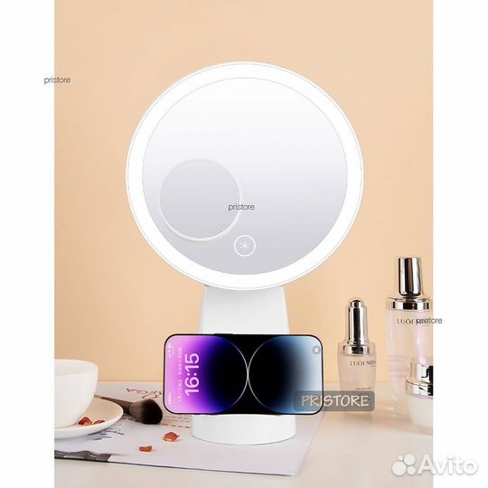 Светодиодное зеркало с беспроводной зарядкой J&J