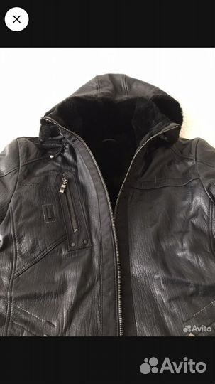Кожаная куртка мужская