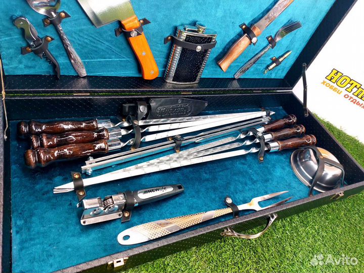 Набор шампуров подарочный