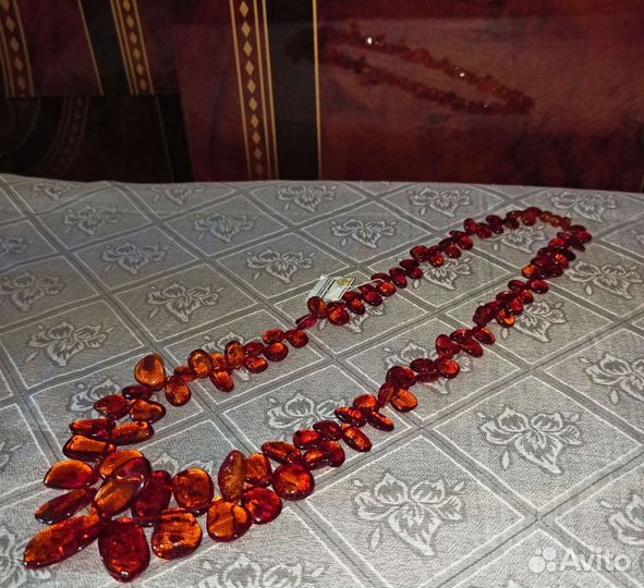Янтарные бусы натуральные. Цены от 700 р