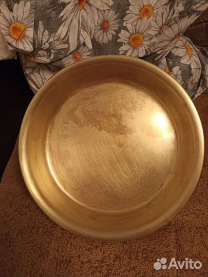 Латунный таз для варенья