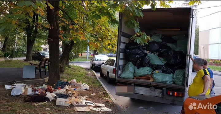 Вывоз мусора, строительного, любого, хлама